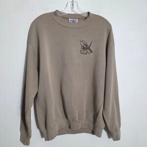 Vintage‎ Lee pheasant hunting embroidered crewneck sweatshirt Men's size large